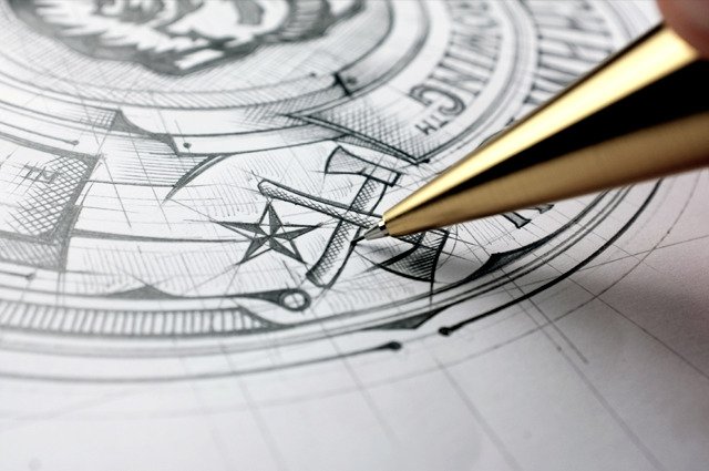 Drawing the logo 1
